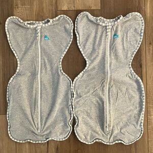Love to Dream Swaddle UP (2), Gray, Small
